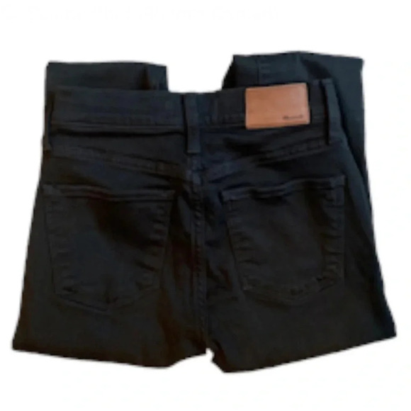 Madewell Black 8" Skinny Crop Jean in Carbondale Size 24 - Picture 4 of 8